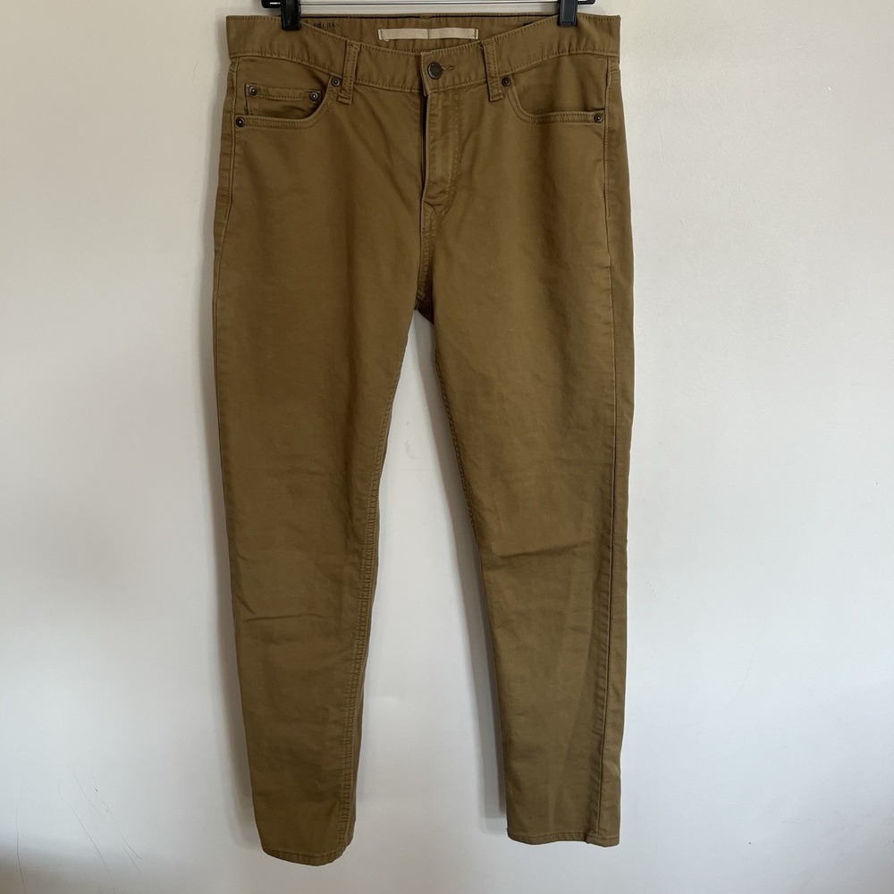 Banana Republic Men's Travel Jeans Slim Fit Khaki Color Size 32x32 Preppy